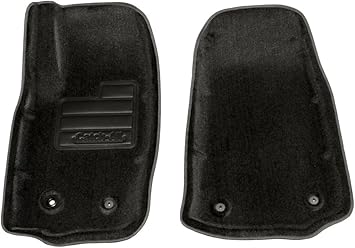 Lund 609049 Catch-All Carpet Black Front Floor Mat - Set of 2
